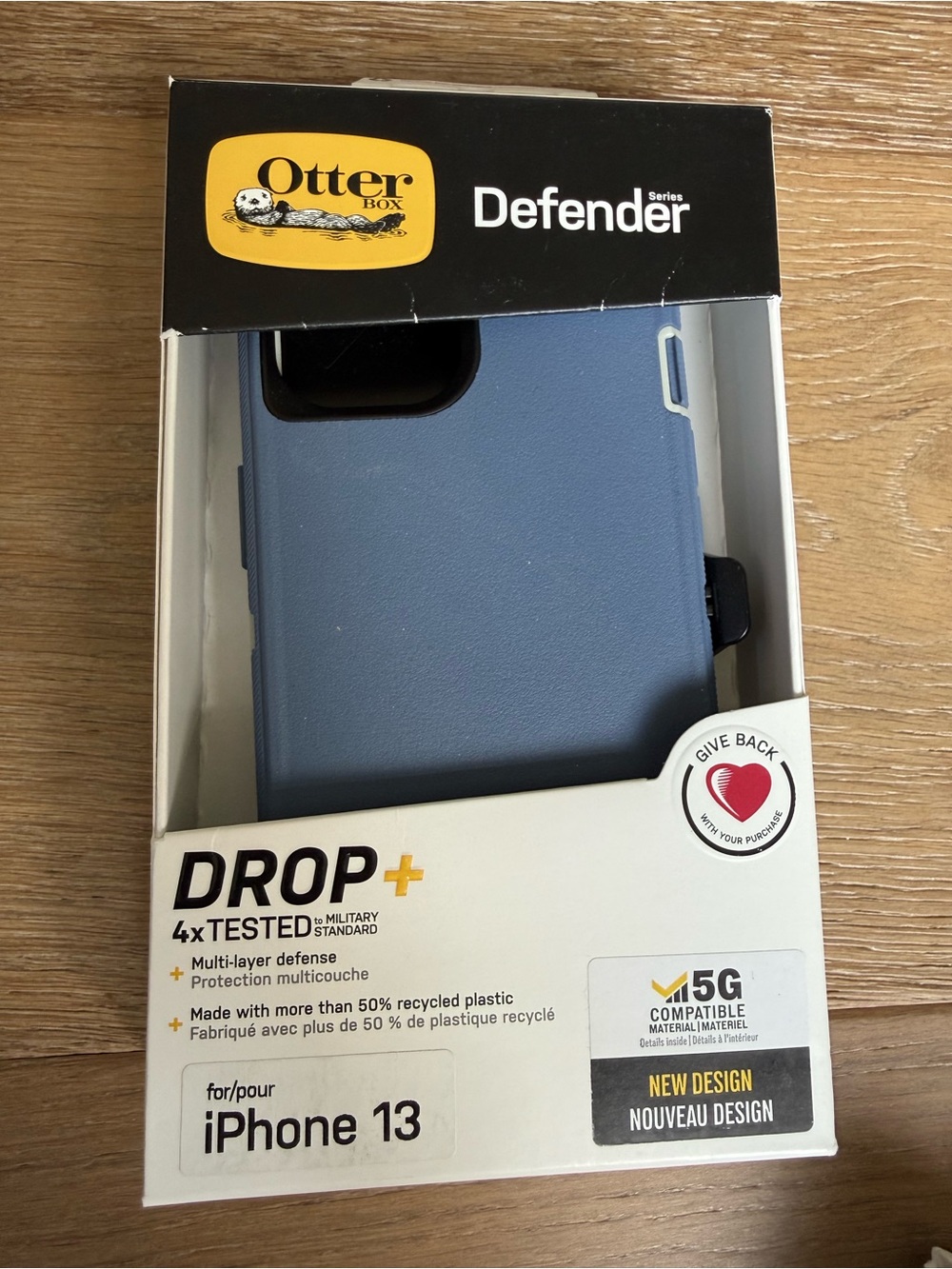 New OtterBox Defender Series Pink iPhone 13, 14, 6.1” new 2023 Case - Fort Blue